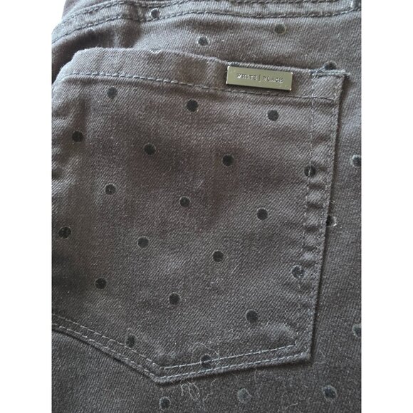 White House Black Market Polka Dot Noir Pants XS Short - Picture 2 of 5